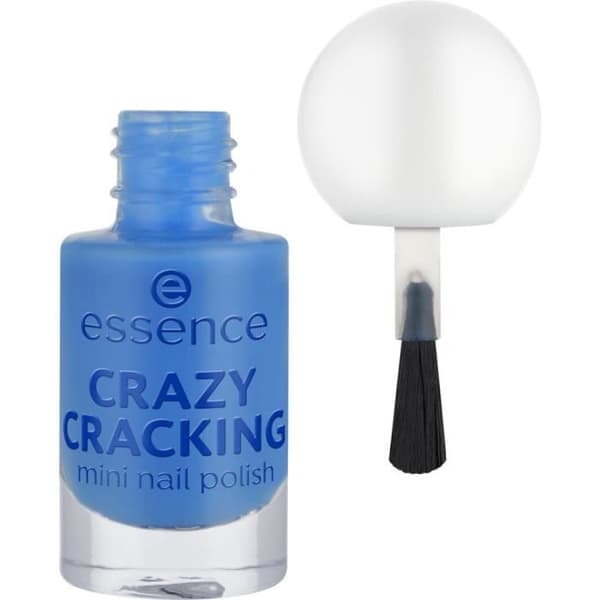 Nagellack - Essence - Crazy Cracking 04 - Spruckeffekt - 5 ml - Himmelblau