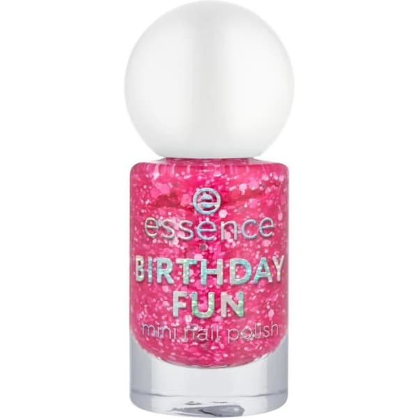 Nagellack - Essence - Birthday Fun - 05 - Glittrig - 5 ml - Lyst finish