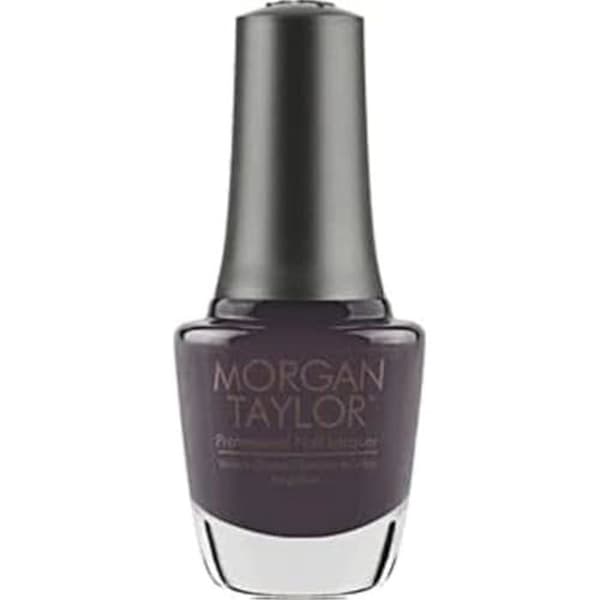 Nagellack - MORGAN TAYLOR - Kedjereaktion - Silver - Glittrande Gun Metal - 15 ml