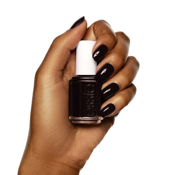 Nagellack - ESSIE - 49 Wicked - Svart - Lackerad finish - Långvarig