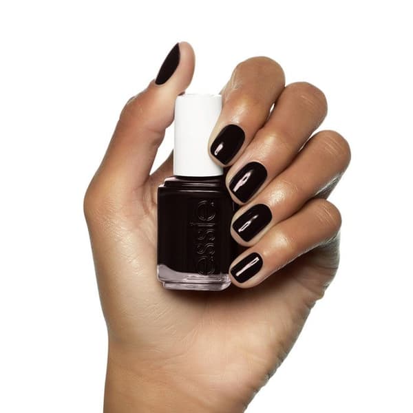Nagellack - ESSIE - 49 Wicked - Svart - Lackerad finish - Långvarig