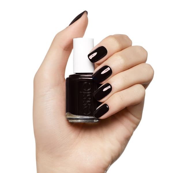 Nagellack - ESSIE - 49 Wicked - Svart - Lackerad finish - Långvarig