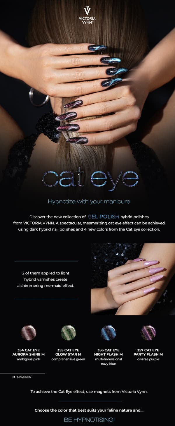Victoria Vynn - Gel Polish - 356 Night Flash - Cat Eye - Gellack