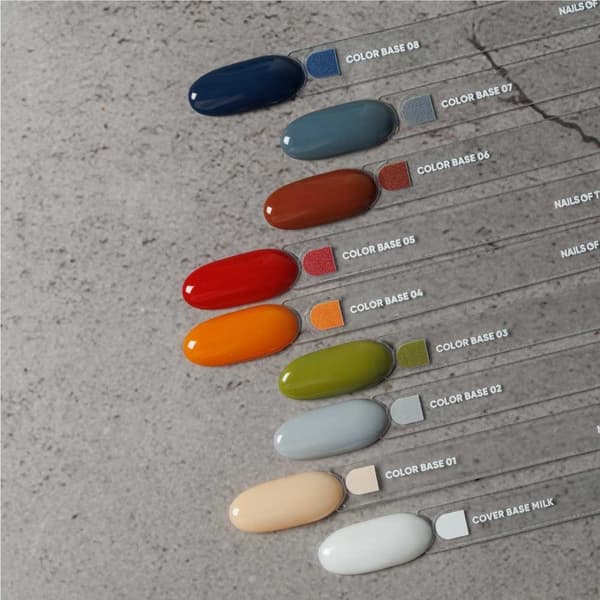 NAILSOFTHEDAY Color base 06 - intensiivisen ruskea kynsialusta, 10 ml