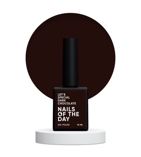 NAILSOFTHEDAY Let's special Mørk chokolade - hybridlak, 10 ml