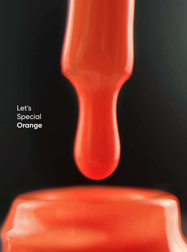 NAILSOFTHEDAY Let's special Orange - hybrid lak, 10 ml