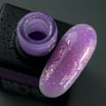 Miniatyrbillede 2 af 2: NAILSOFTHEDAY Potal base 21 - violet-lilla base med holografiske flager, 10 ml