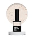 Miniatyrbillede 1 af 3: NAILSOFTHEDAY Potal base 11 - mælkeagtig base med guldflager, 10 ml