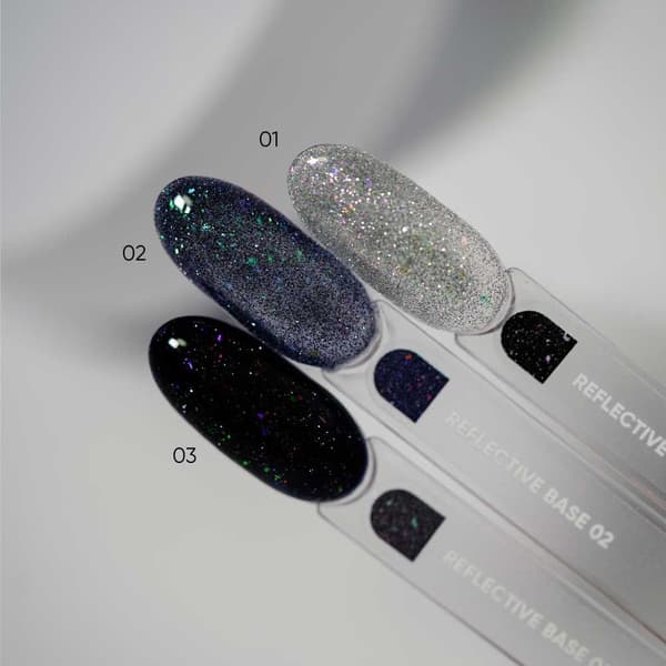 NAILSOFTHENIGHT Reflekterende base 02 - hybrid base med ""flash"" effekt, 10 ml