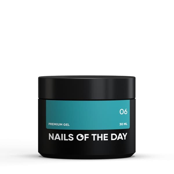 NAILSOFTHEDAY Premium gel 06 - turkis builder gel, 30 ml