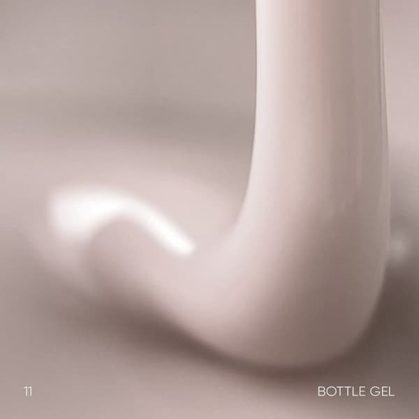 NAILSOFTHEDAY Bottle gel 11 - täckande blekrosa gel för förstärkning och reparation, 10 ml