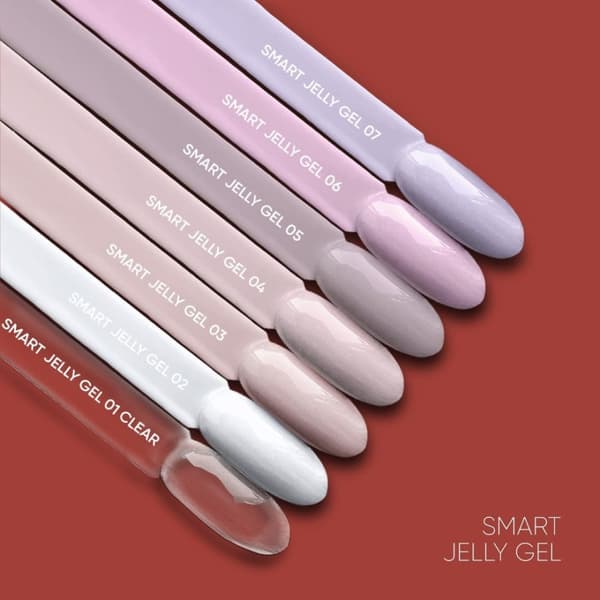 NAILSOFTHEDAY Smart Jelly gel 01 - gennemsigtig byggegelé, 15 g