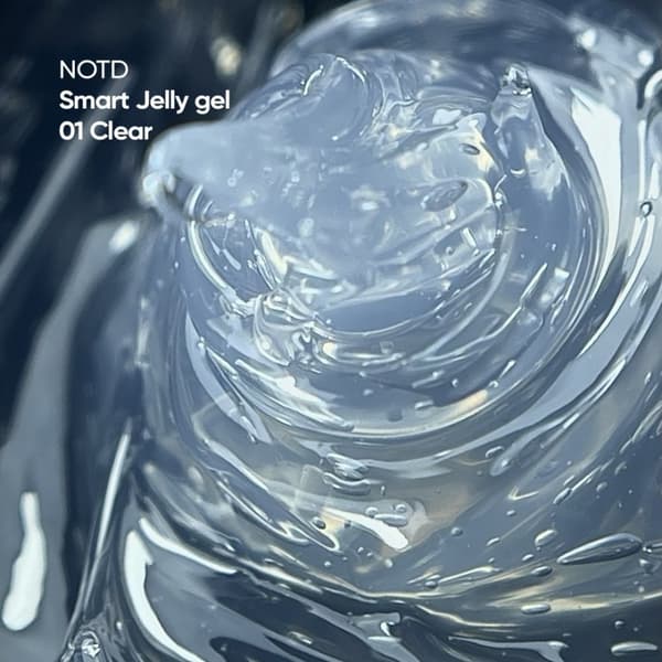 NAILSOFTHEDAY Smart Jelly gel 01 - gennemsigtig byggegelé, 15 g