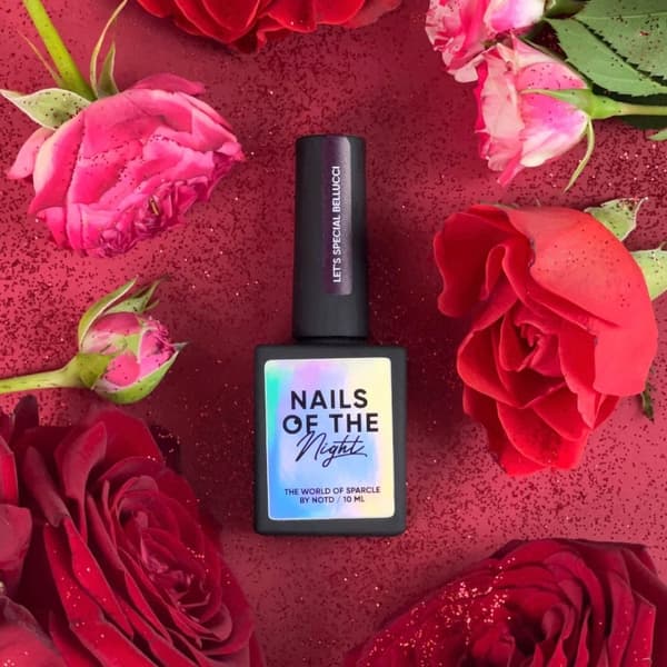 NAILSOFTHENIGHT Let's special Bellucci - hybridi kynsilakka heijastavilla hiukkasilla, 10 ml