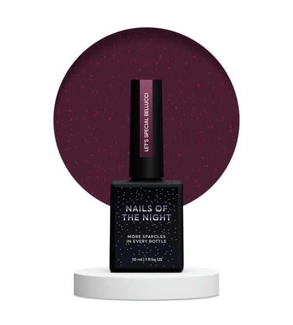 NAILSOFTHENIGHT Let's special Bellucci - hybridi kynsilakka heijastavilla hiukkasilla, 10 ml