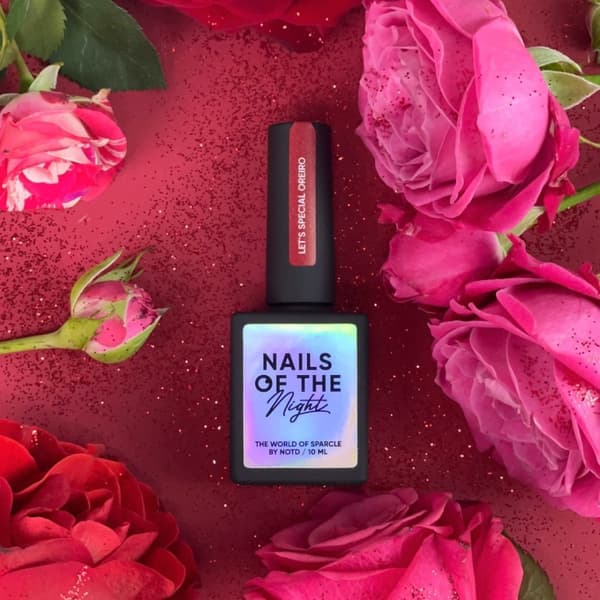 NAILSOFTHEDAY Let's special Oreiro - hybridilakka heijastavilla hiukkasilla, 10 ml
