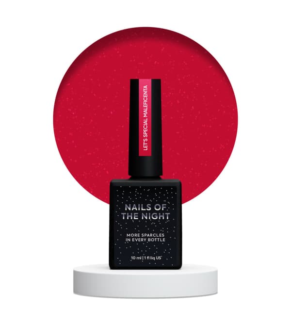 NAILSOFTHENIGHT Let's special Maleficenta - hybrid neglelak med reflekterende partikler, 10 ml