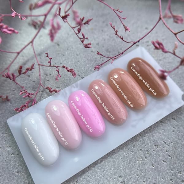 NAILSOFTHEDAY Camouflage gel 06 - brun tyk byggegel, 30 g