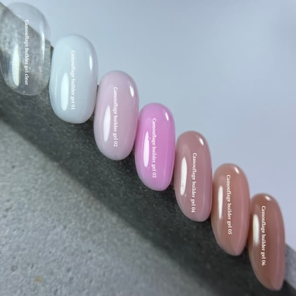 NAILSOFTHEDAY Camouflage gel 06 - brun tyk byggegel, 30 g