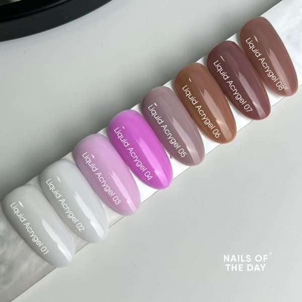 NAILSOFTHEDAY Flytande akrygel 07 - naken flytande akryl, 15 ml