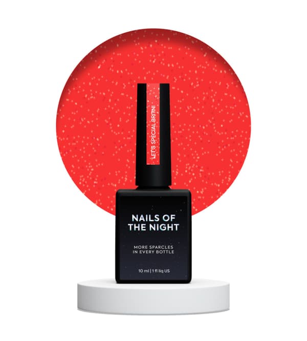 NAILSOFTHENIGHT Let's special Britni - hybrid neglelak med reflekterende partikler, 10 ml