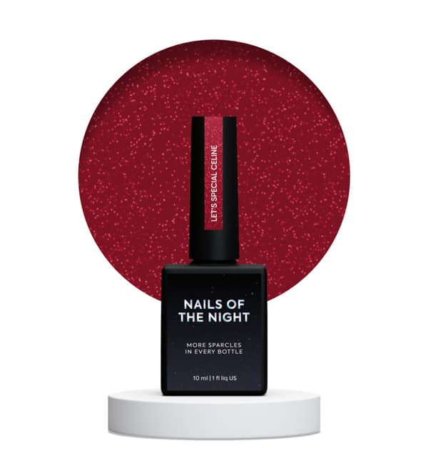 NAILSOFTHENIGHT Let's special Céline - hybridi kynsilakka heijastavilla hiukkasilla, 10 ml