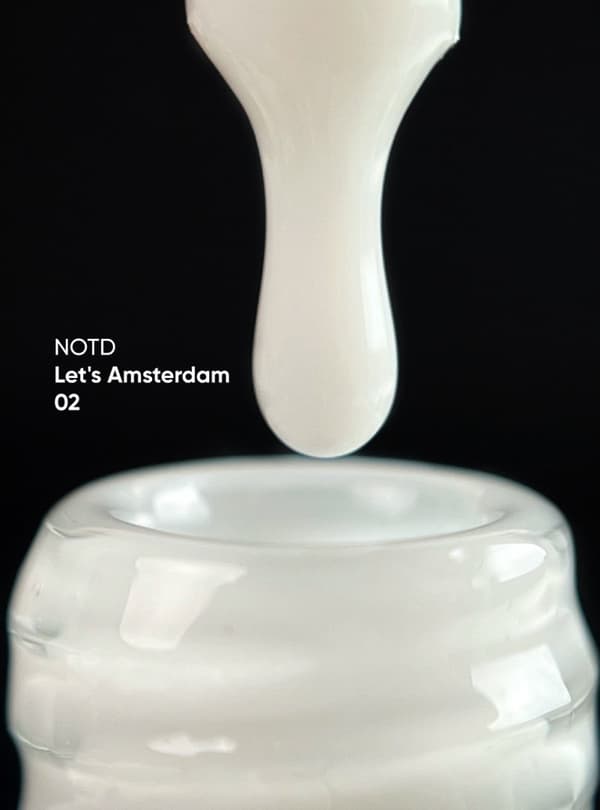 NAILSOFTHEDAY Let's Amsterdam 02 - vit-mjölkig kamouflagehybridbas, 10 ml