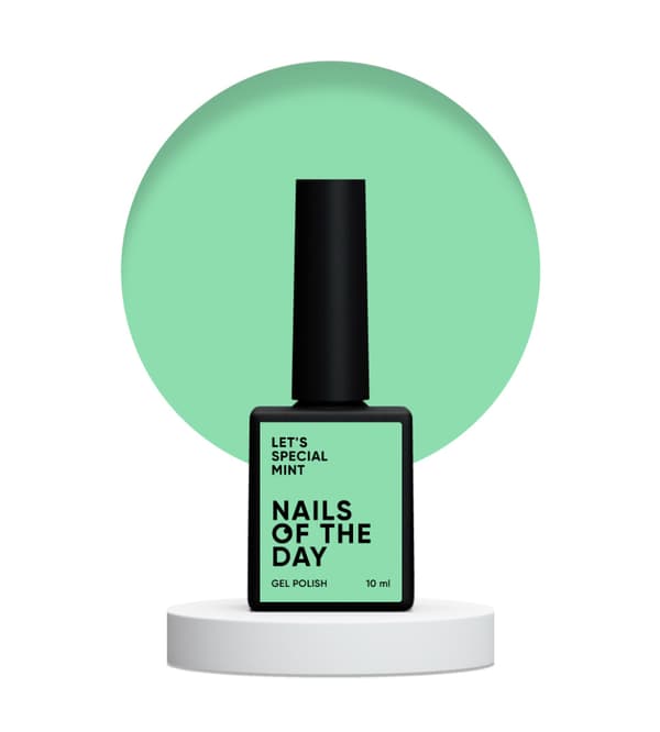 NAILSOFTHEDAY Let's special Mint - mint hybrid neglelak, 10 ml