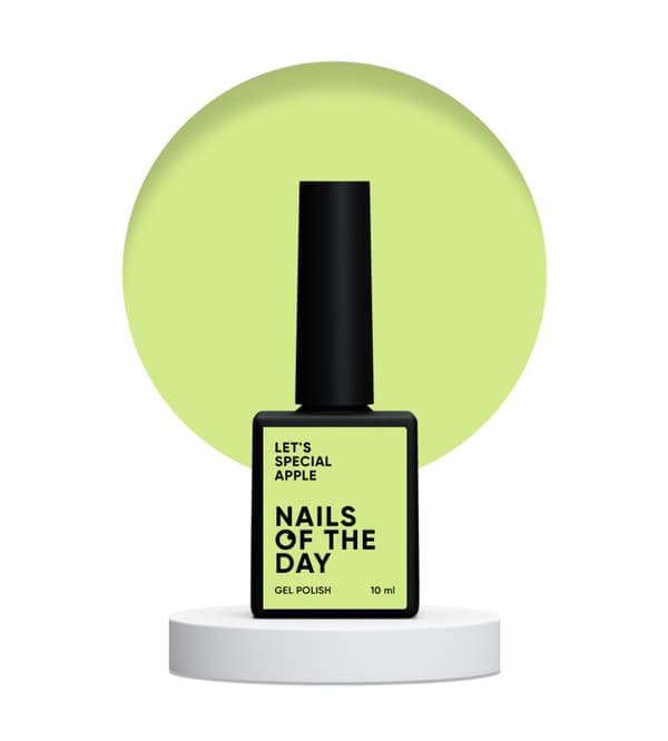 NAILSOFTHEDAY Let's special Apple - pastell-ljusgrönt hybridlack, 10 ml