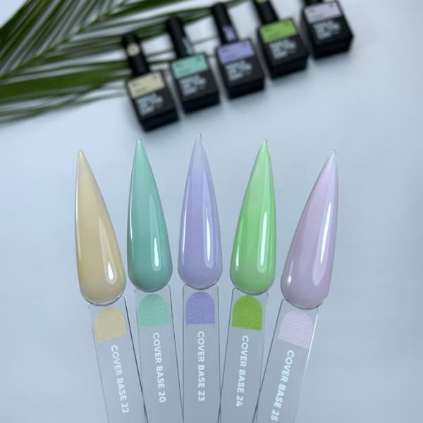 NAILSOFTHEDAY Cover base NY 23 - semi-transparent lilla hybrid base, 10 ml