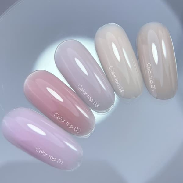 NAILSOFTHEDAY Färg topp 04 - mjölkig beige topp utan klibbigt lager, 10 ml