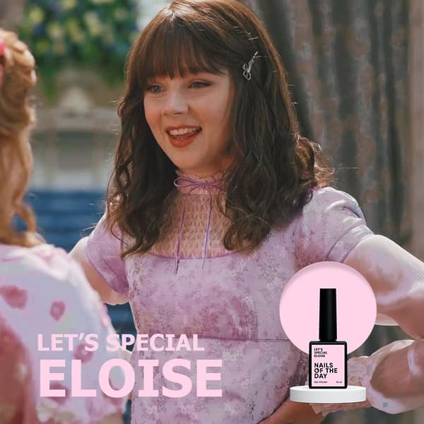 NAILSOFTHEDAY Let's special Eloise - cool rosa med glitterhybridlack, 10 ml