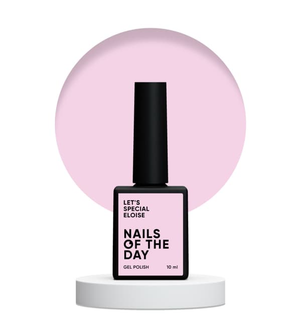 NAILSOFTHEDAY Let's special Eloise - cool rosa med glitterhybridlack, 10 ml
