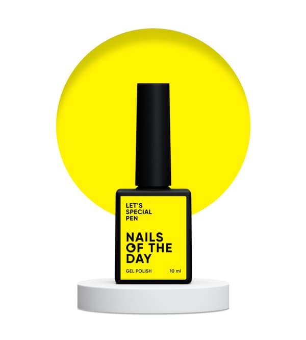 NAILSOFTHEDAY Let's special Pen - gul hybridlak, 10 ml