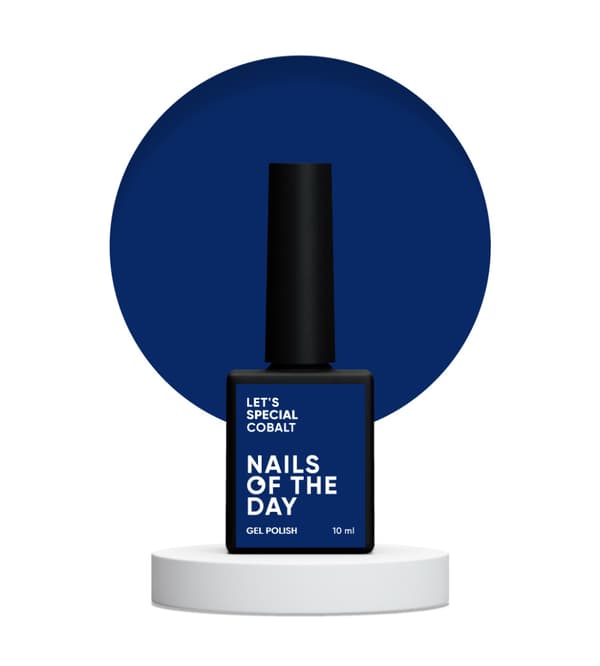 NAILSOFTHEDAY Let's special Cobalt - intensiivinen laivastonsininen hybridilakka, 10 ml