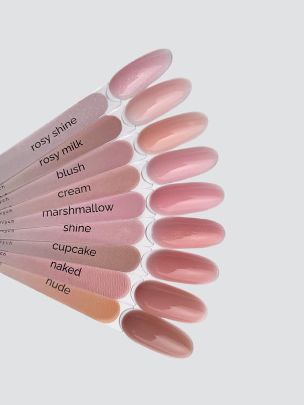 TOUCH Cover bas Blush - naken semi-transparent hybrid bas, 13 ml