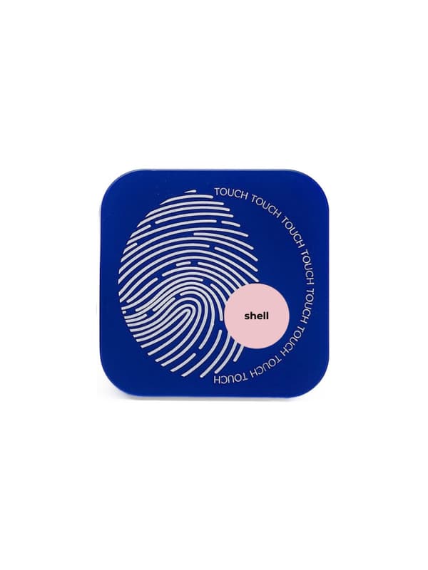 TOUCH Cover base Shell - herkkä valkoinen-vaaleanpunainen puoliläpinäkyvä hybridipohja, 30 ml