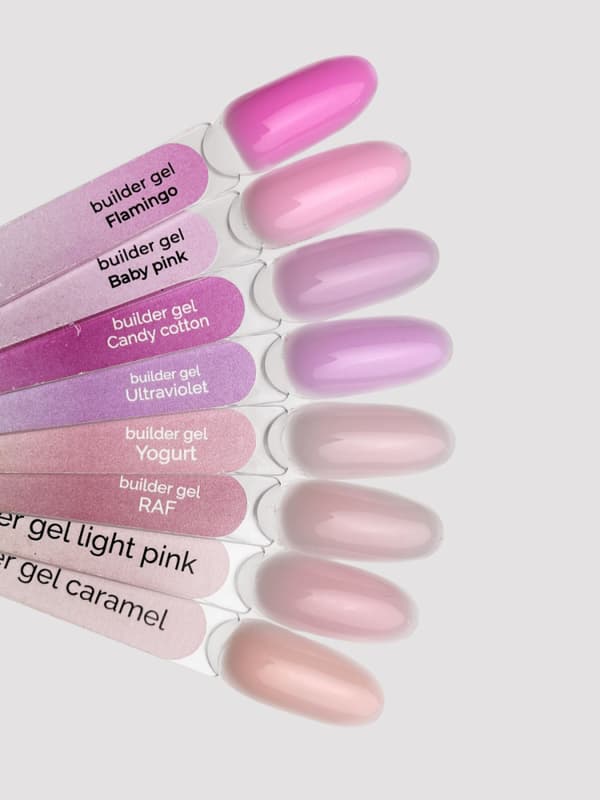 TOUCH Builder gel Ultraviolet - rosa-lila bygggel, 30 ml