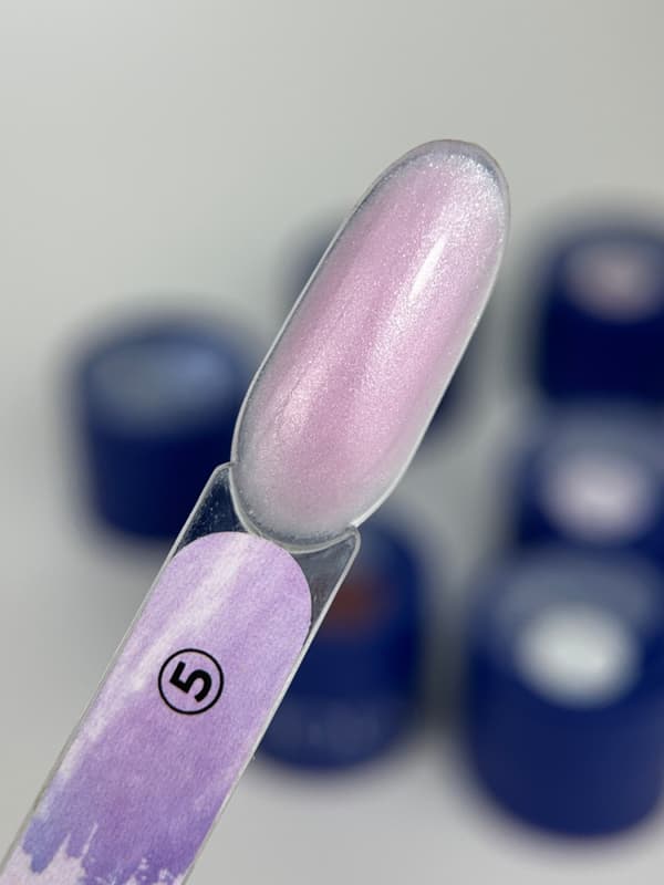 TOUCH Builder liquid 05 - rosa med glitter, stark gel med flytande konsistens, 15 ml