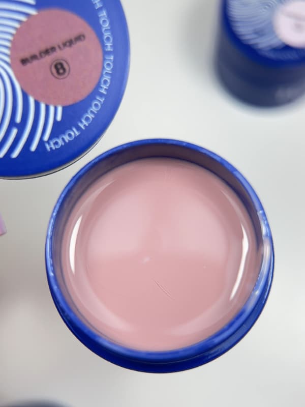 TOUCH Builder væske 08 - kaffe-beige stærk gel med flydende konsistens, 15 ml