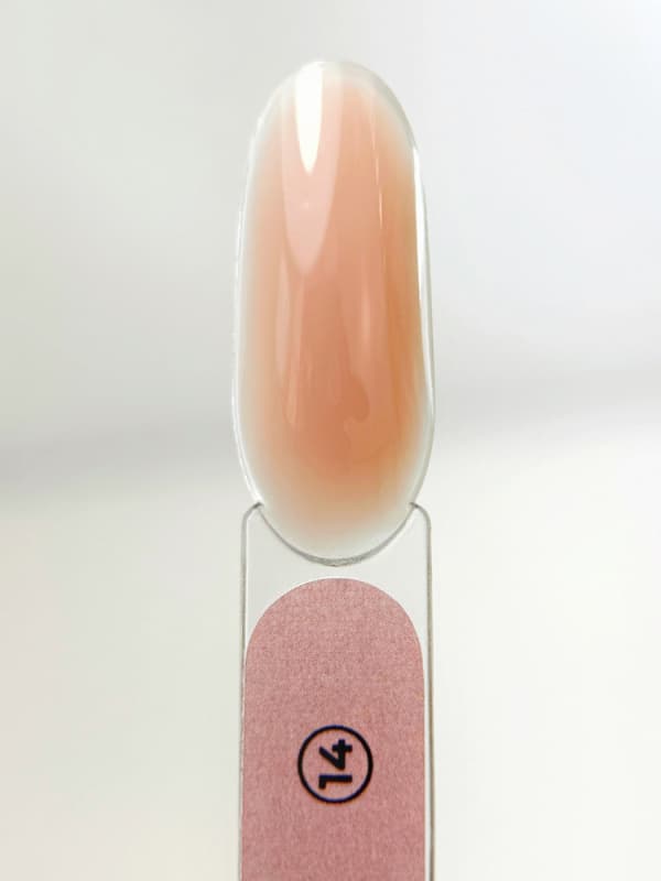 TOUCH Builder liquid 14 - beige-persikka vahva geeli nestemäisellä koostumuksella, 15 ml