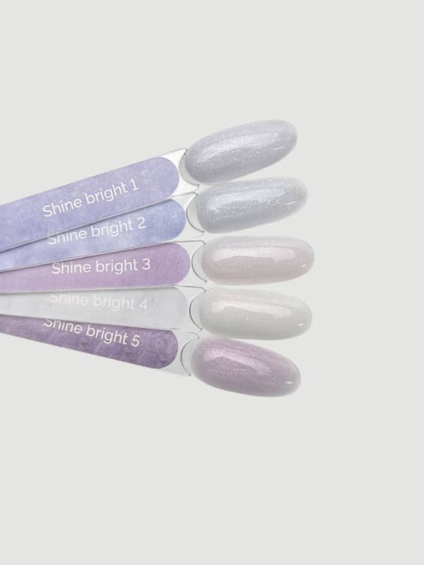 TOUCH Shine kirkas rakennegeeli 03 - maitomainen rakennusgeeli helmiefektillä, 15 ml