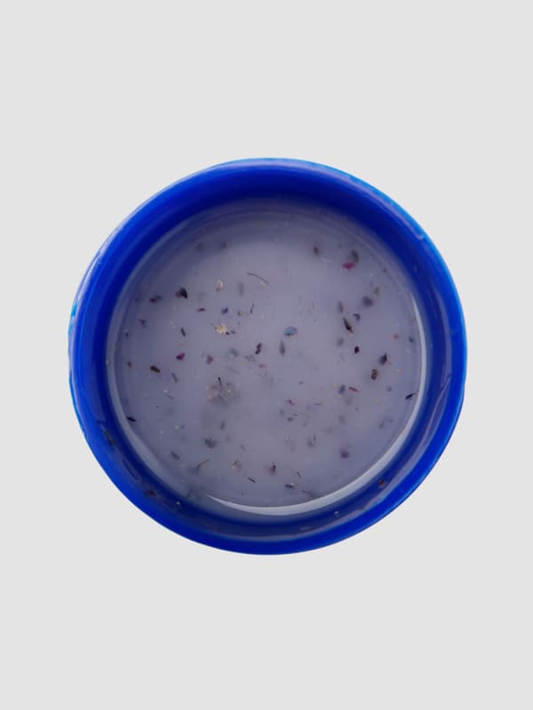 TOUCH Flora flytande polygel 04 - lila flytande akrylgel med torkade blommor, 15 ml