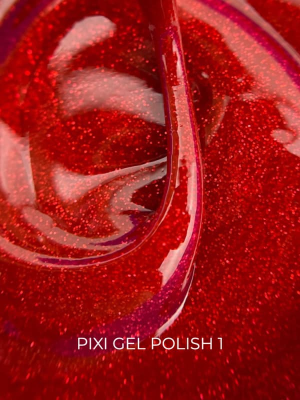 TOUCH Pixi geelilakka 01 - vaaleanpunainen glitter hybridilakka, 9 ml