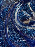Miniatyrbild 1 av 4: TOUCH Pixi gellack 05 - blå glitter hybridlack, 9 ml