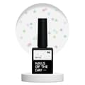 Miniatyrbild 1 av 4: NAILSOFTHEDAY Party topp 04 - transparent topp med holografiska stjärnor, icke-klibbigt lager, 10 ml