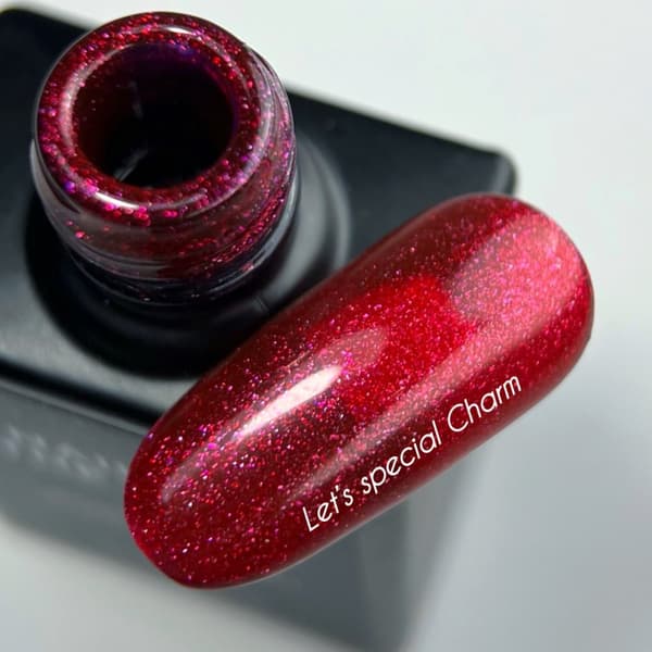 NAILSOFTHEDAY Let's Special Charm - mørk pink hybrid neglelak med glans, 10 ml.