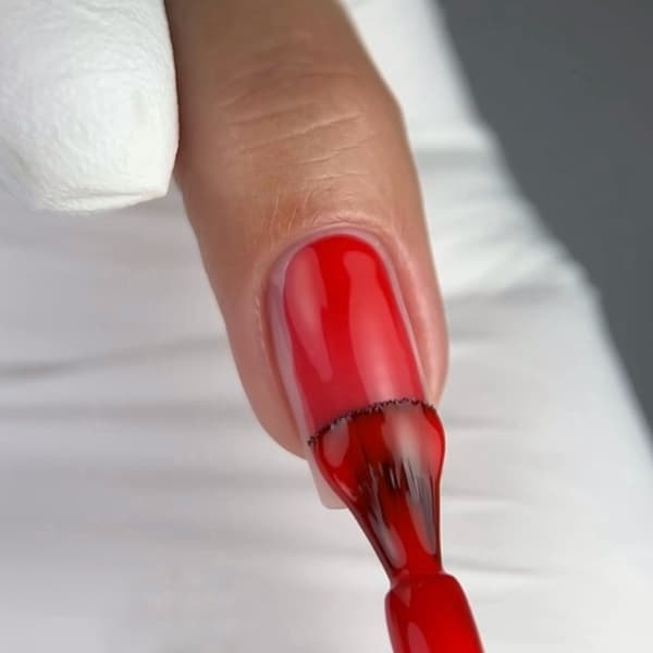 NAILSOFTHEDAY Farve top 06 - rød top uden klæbrig lag, 10 ml