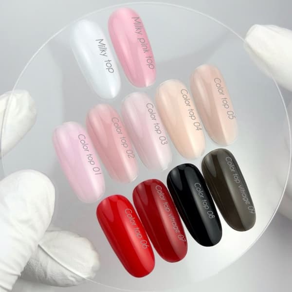 NAILSOFTHEDAY Farve top 06 - rød top uden klæbrig lag, 10 ml