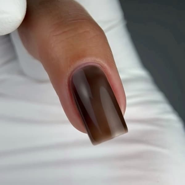 NAILSOFTHEDAY Färg topp Vitrage 09 - målat glas svart hybrid topp utan klibbigt lager, 10 ml